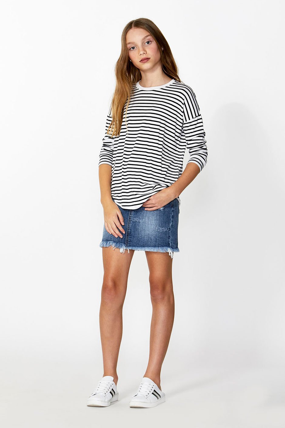 [TEST] Kids Jersey Stripe Top