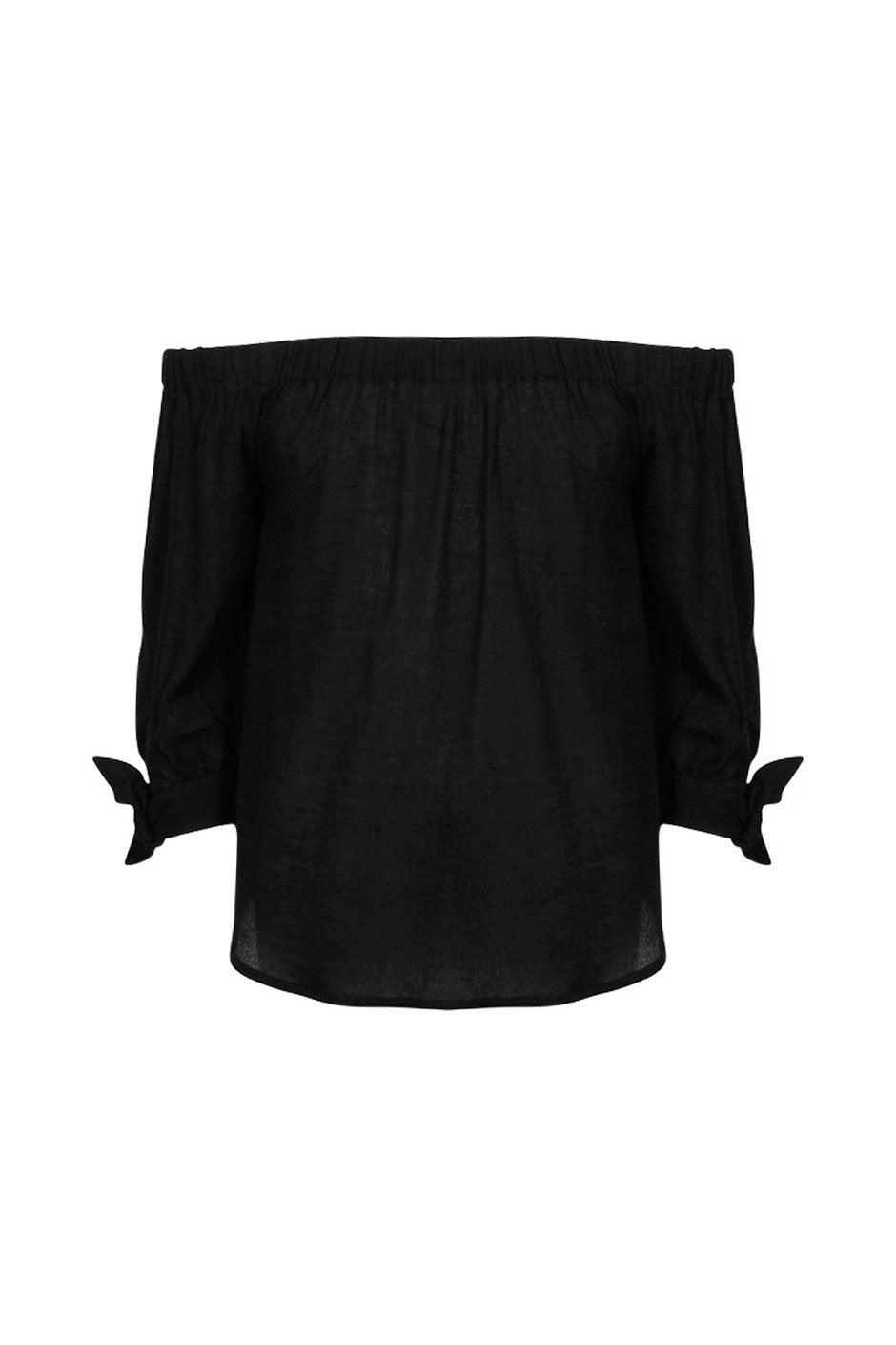 [TEST] Kids Off Shoulder Woven Top
