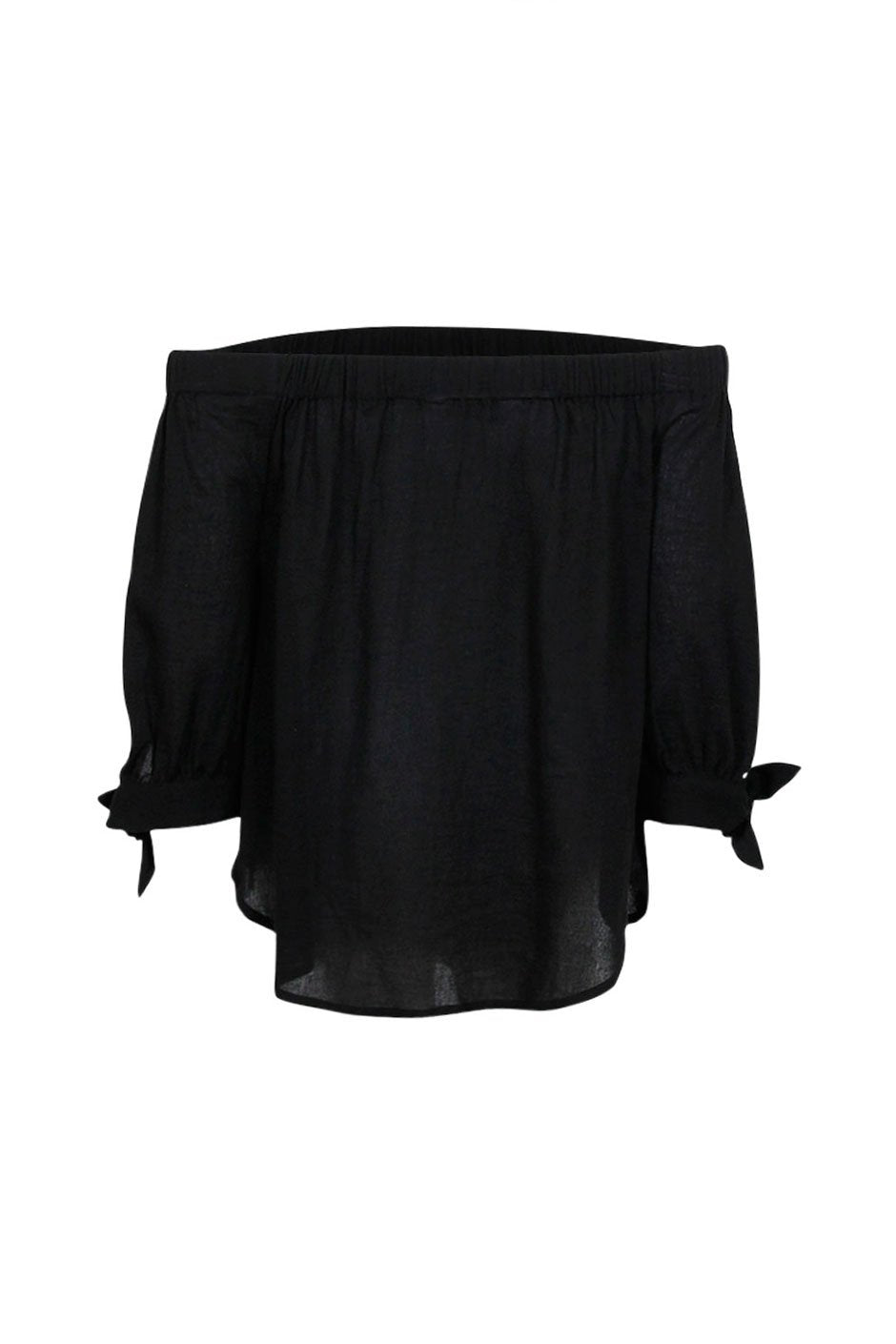 [TEST] Kids Off Shoulder Woven Top