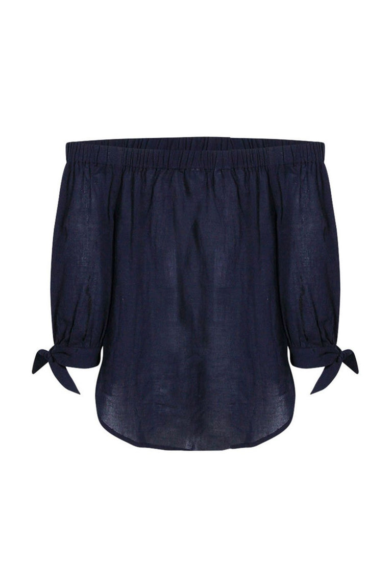 [TEST] Kids Off Shoulder Woven Top