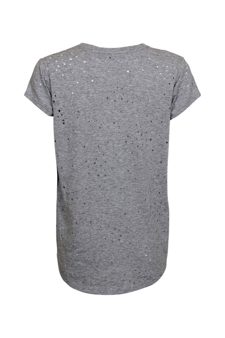 [TEST] Kids Distressed Hole Tee