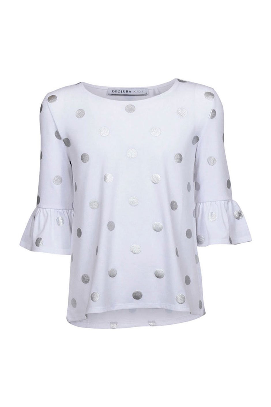 [TEST] Kids Gathered Sleeve Spot Top