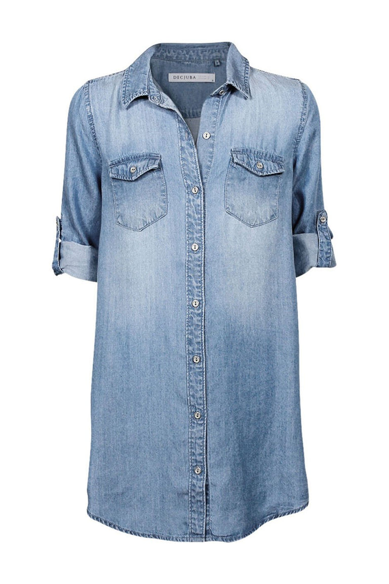 [TEST] Kids Ls Chambray Shirt Dress