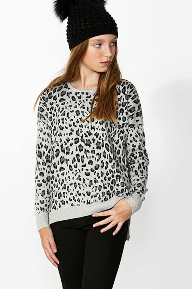 [TEST] Kids Ocelot Print Knit