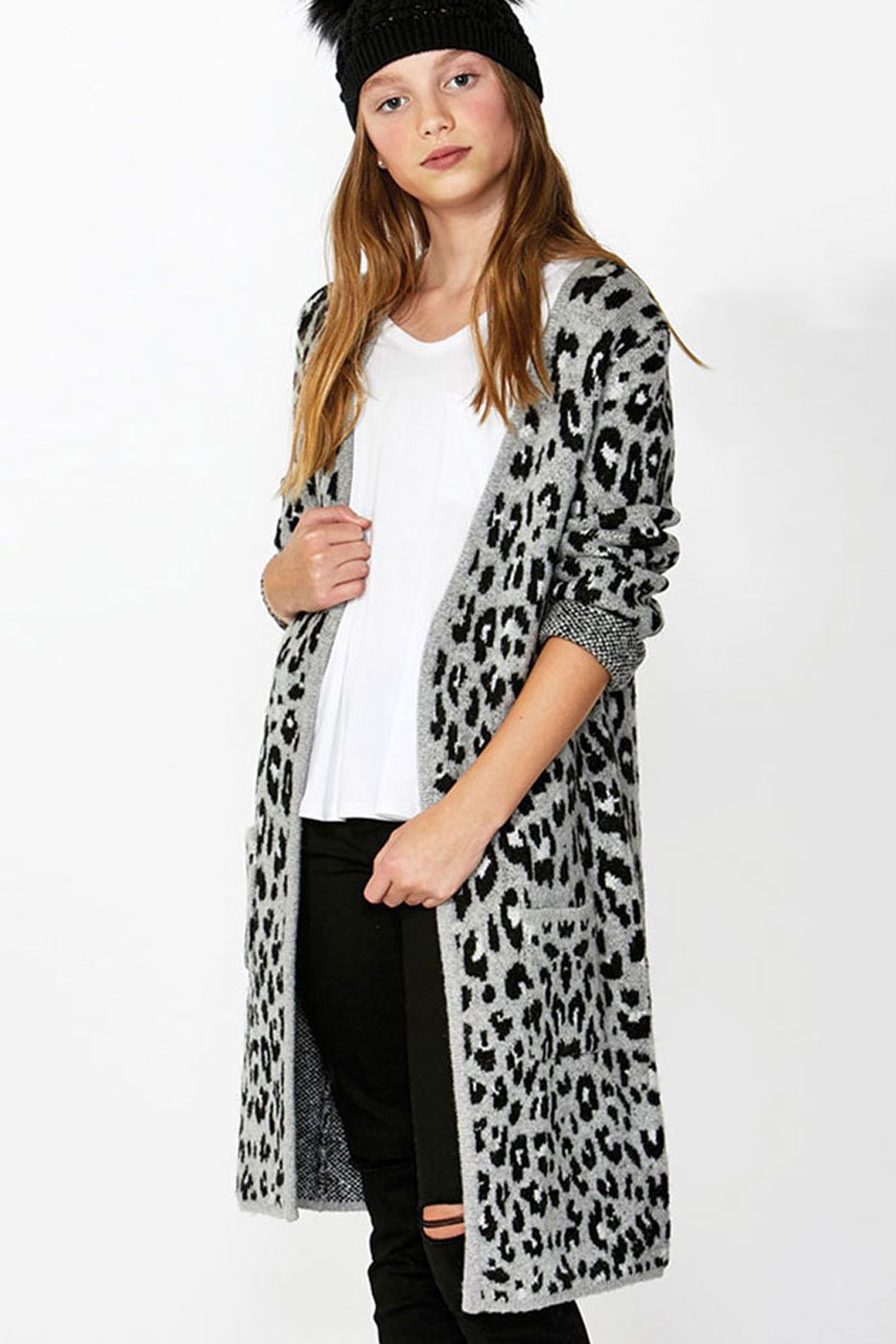 [TEST] Kids Oversized Ocelot Cardi