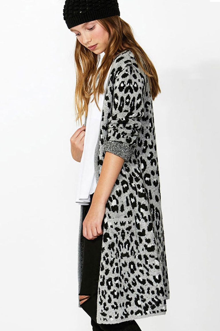 [TEST] Kids Oversized Ocelot Cardi