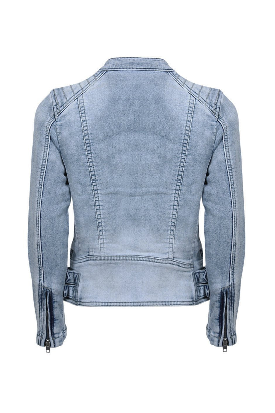 [TEST] Kids Denim Biker Jacket