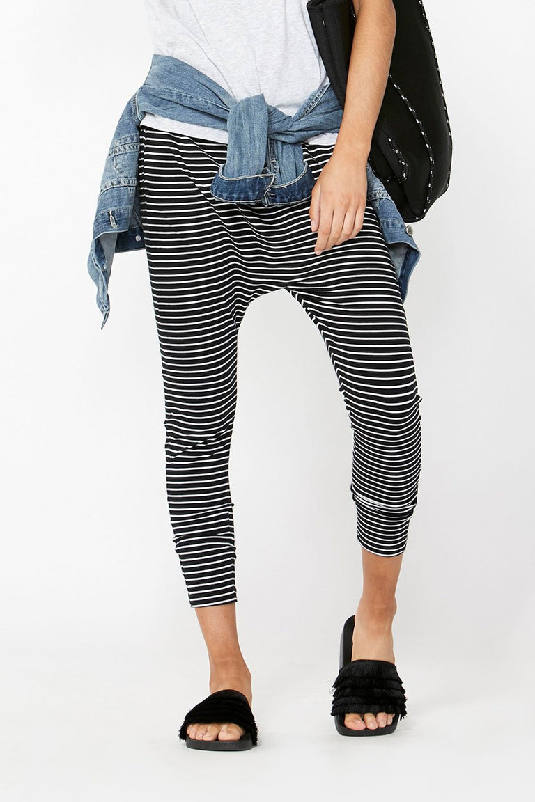 [TEST] Kids Stripe Drop Crotch Jogger