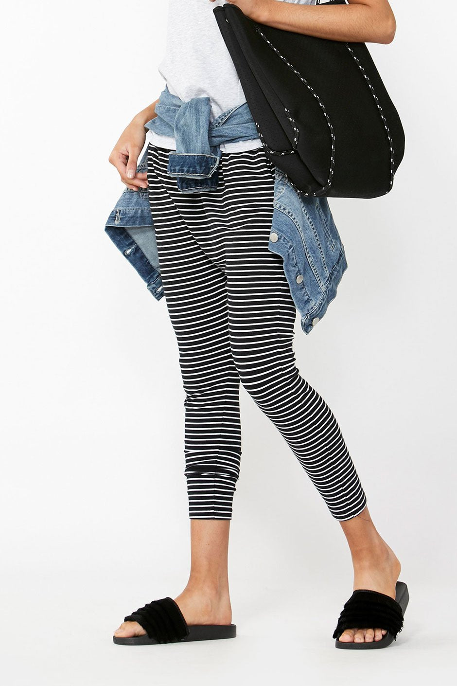 [TEST] Kids Stripe Drop Crotch Jogger