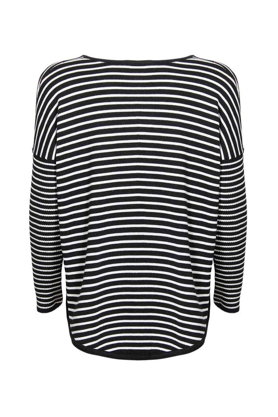 [TEST] Kids Stripe High Lo Hem Knit