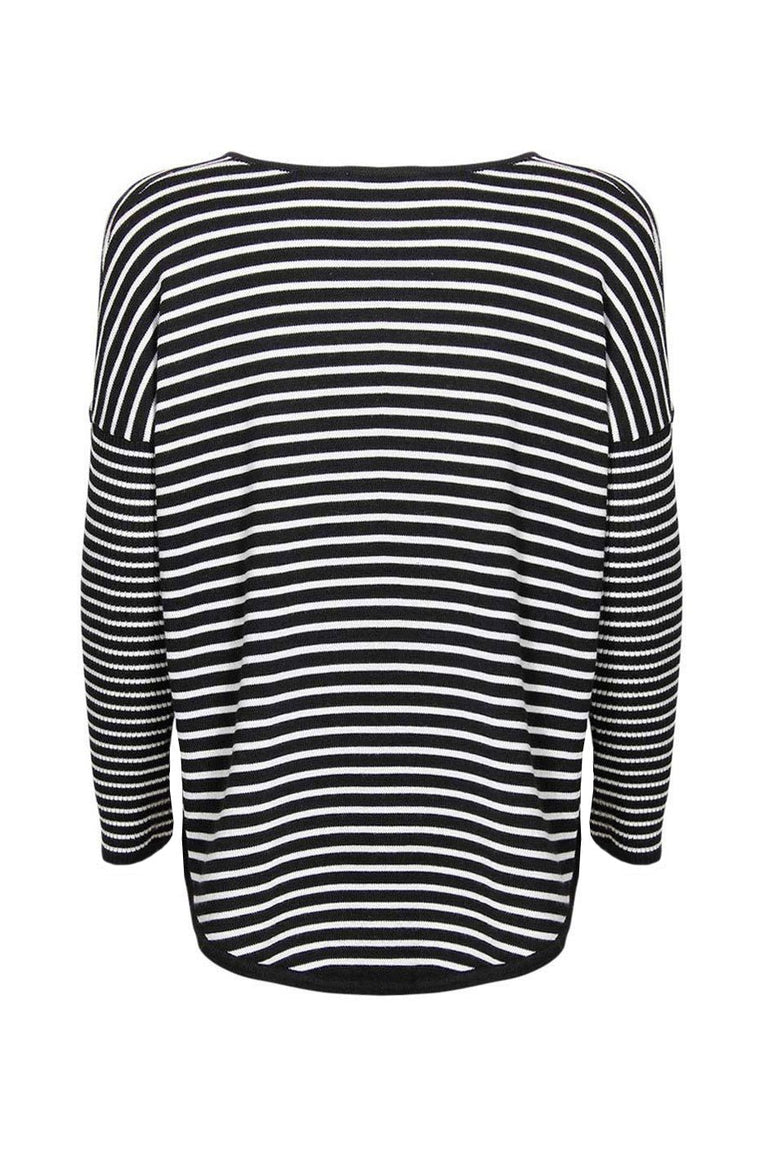 [TEST] Kids Stripe High Lo Hem Knit