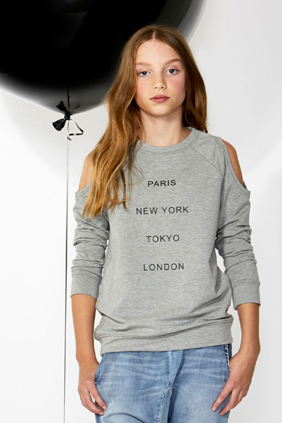 [TEST] Kids Cold Shoulder Sweat