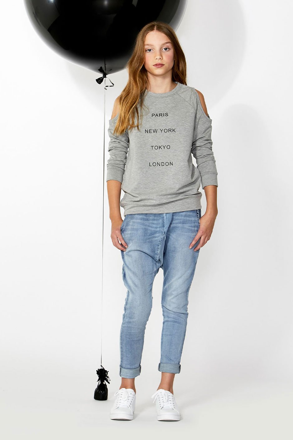 [TEST] Kids Cold Shoulder Sweat