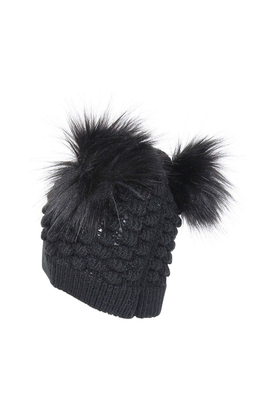 [TEST] Kids Double Pom Pom Beanie