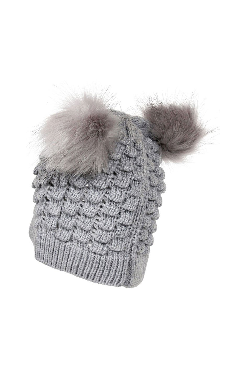 [TEST] Kids Double Pom Pom Beanie
