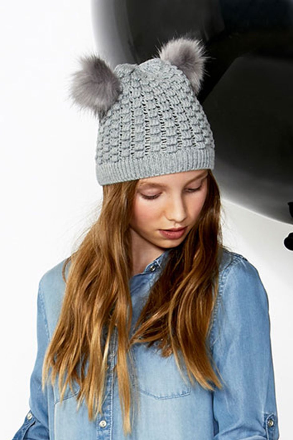 [TEST] Kids Double Pom Pom Beanie
