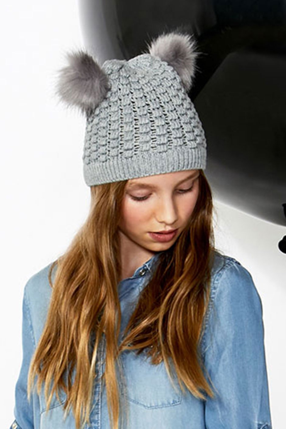 [TEST] Kids Double Pom Pom Beanie