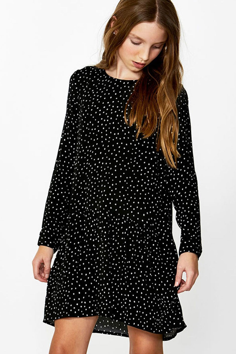 [TEST] Kids Ls Drop Waist Dress