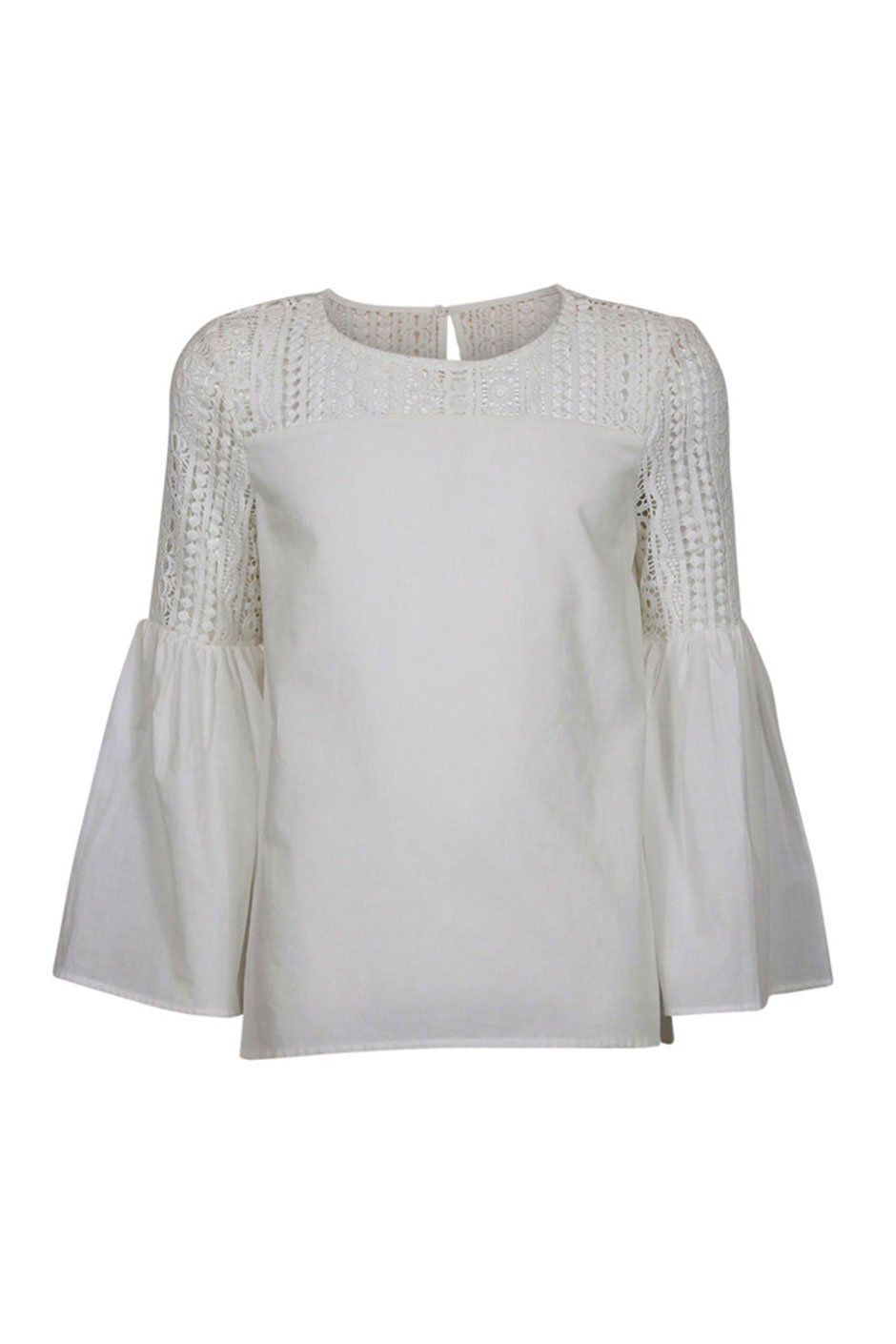 [TEST] Kids Lace Flared Sleeve Top