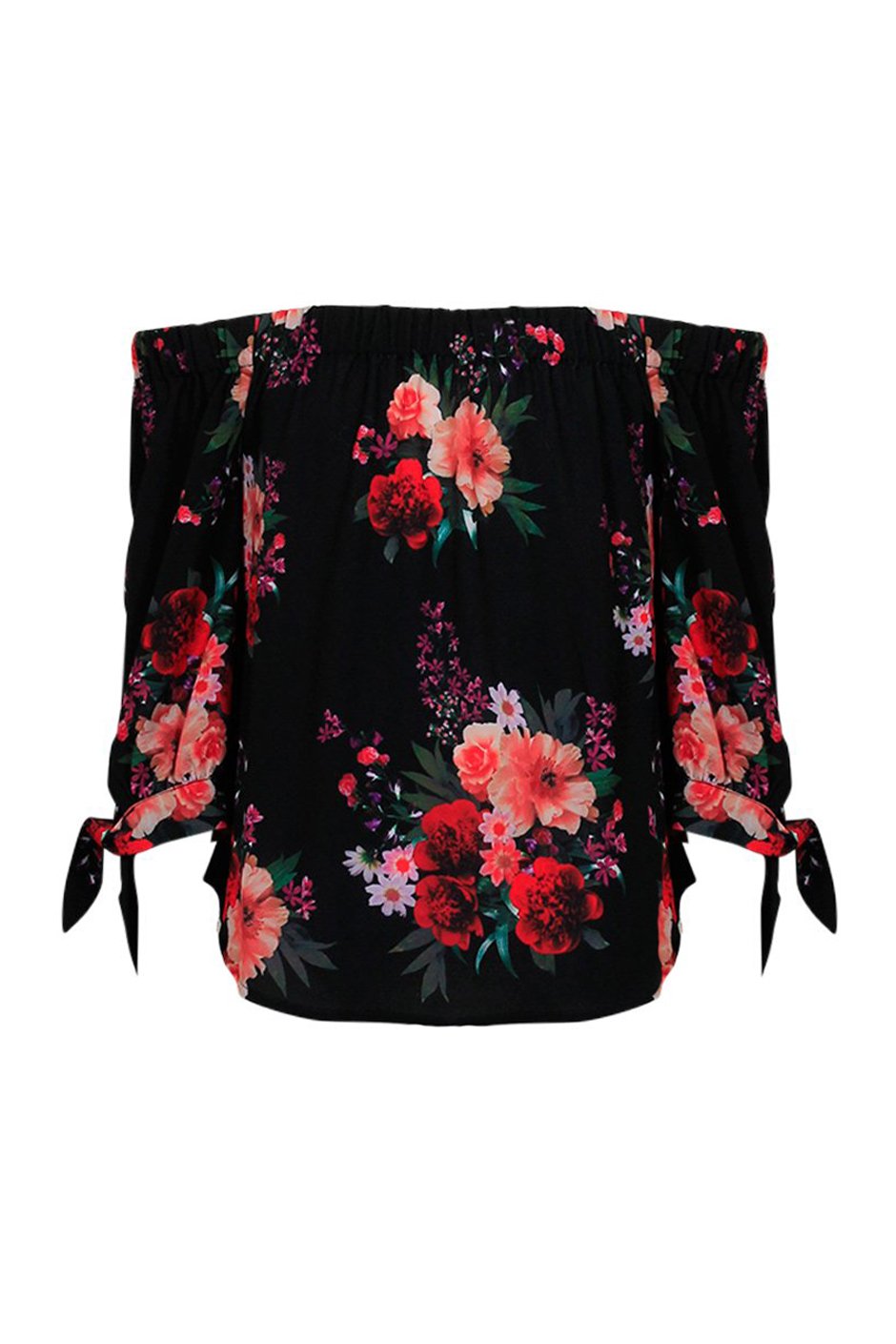 [TEST] Kids Printed Off Shoulder Top