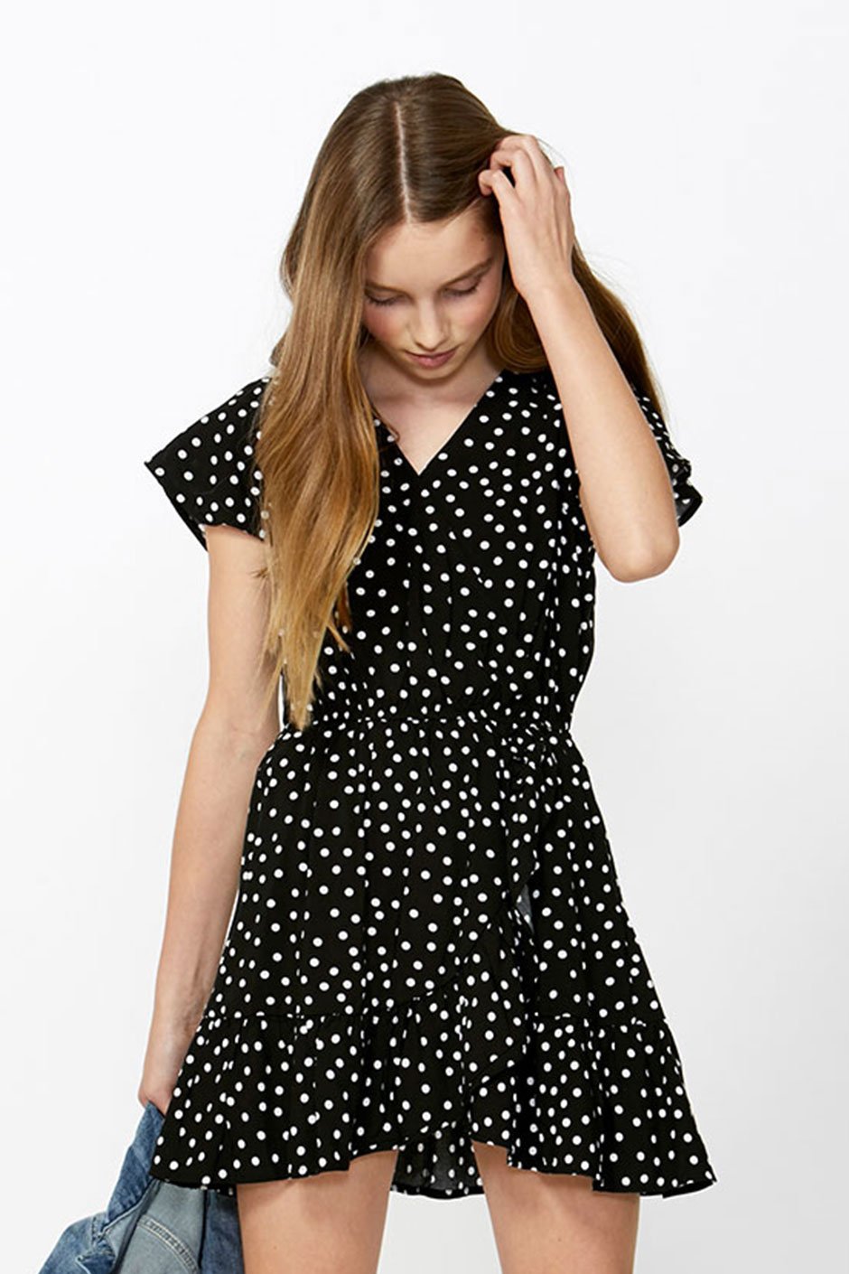 [TEST] Kids Printed Wrap Dress