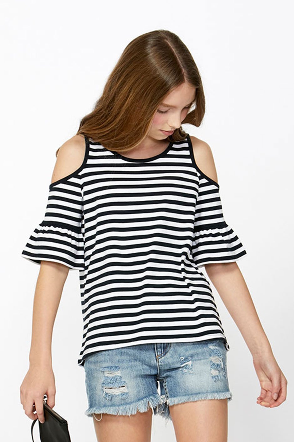 [TEST] Kids Cutout Jersey Top