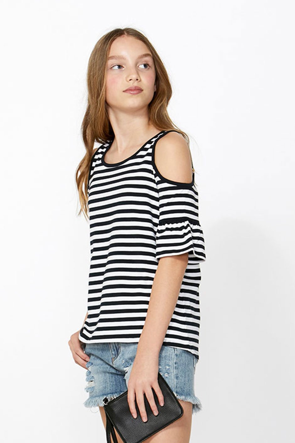 [TEST] Kids Cutout Jersey Top