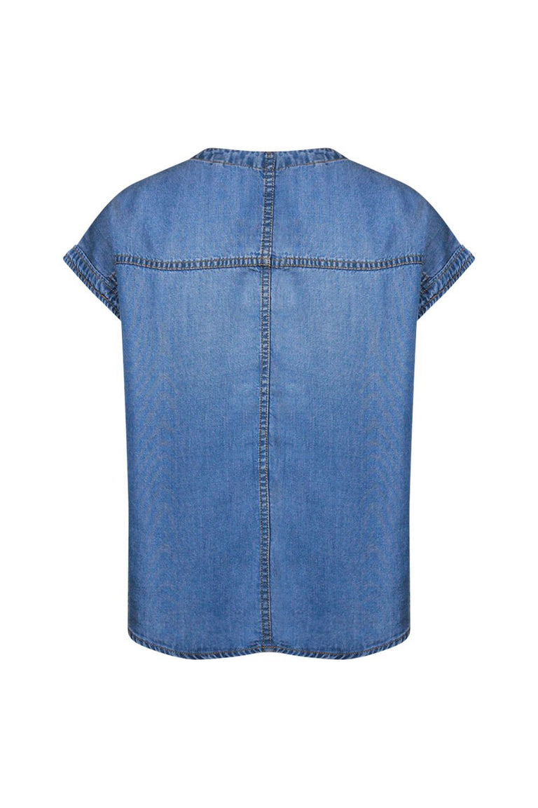 [TEST] Kids Lace Up Chambray Shirt