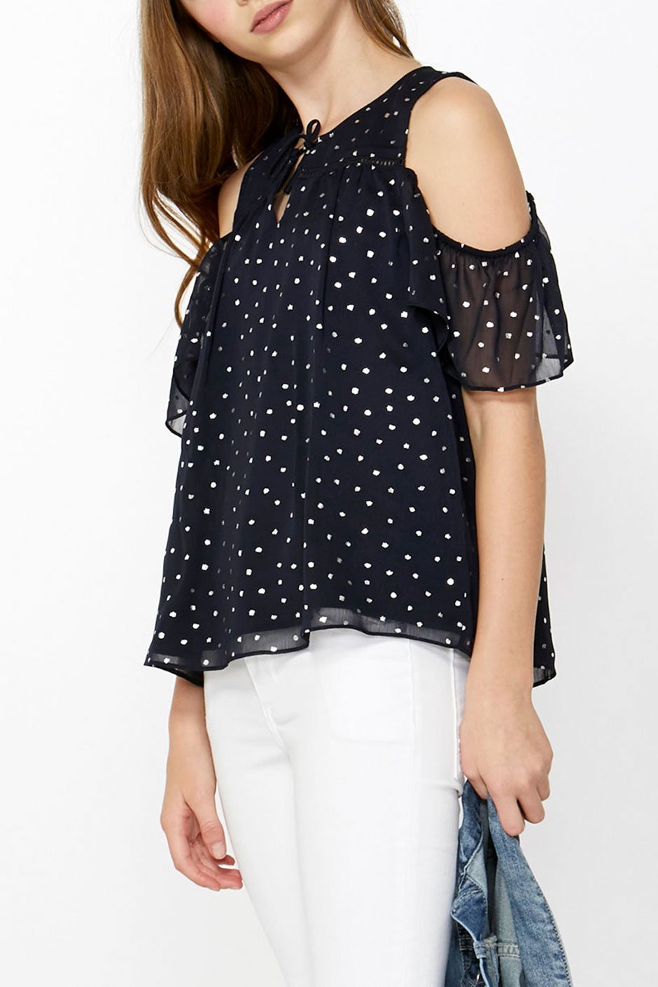 [TEST] Kids Cut Out Sleeve Top