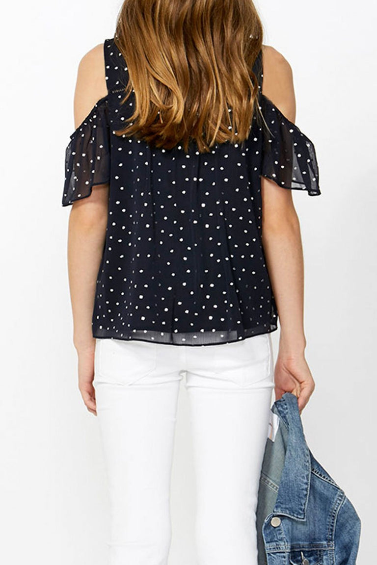 [TEST] Kids Cut Out Sleeve Top