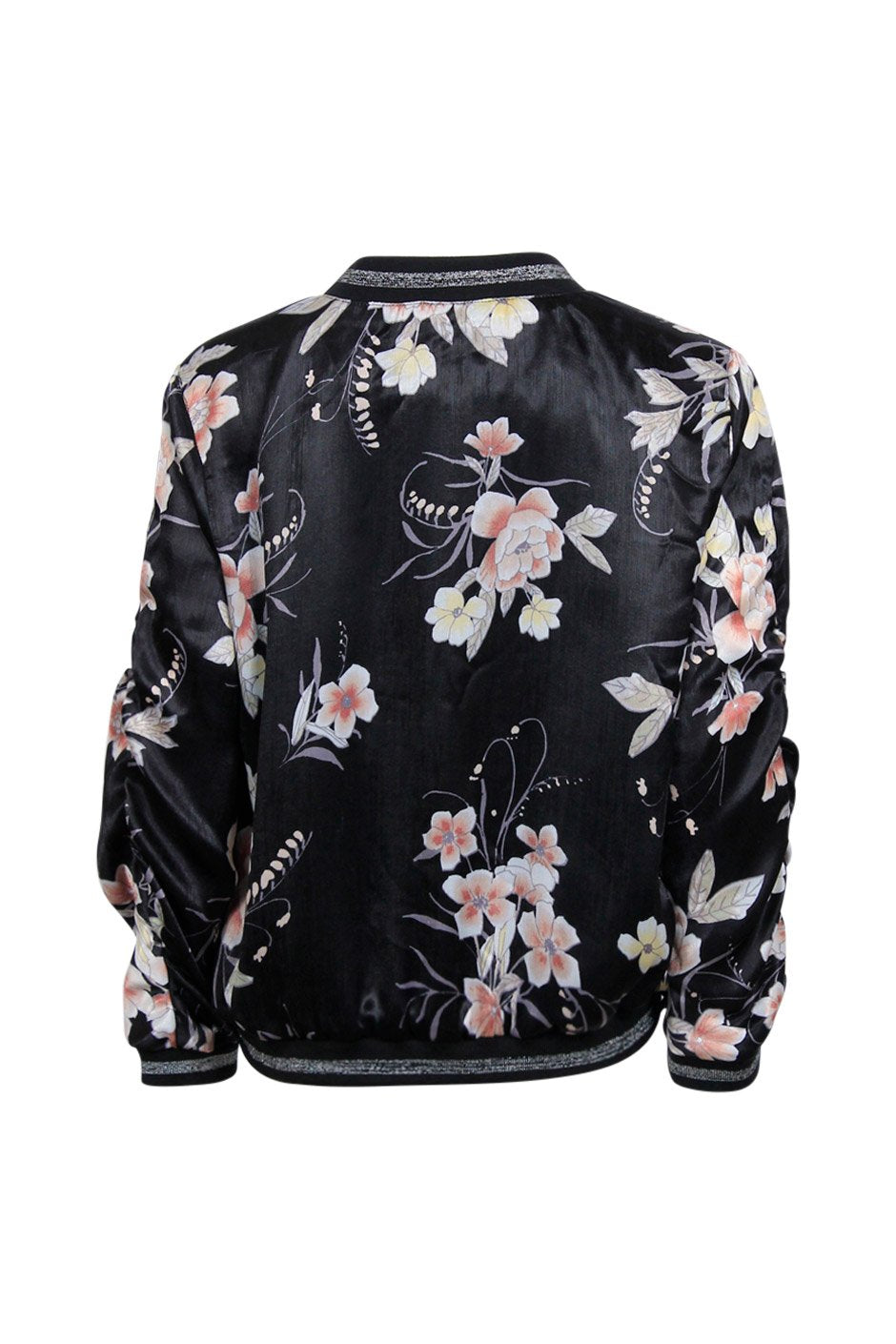 [TEST] Kids Printed Satin Bomber