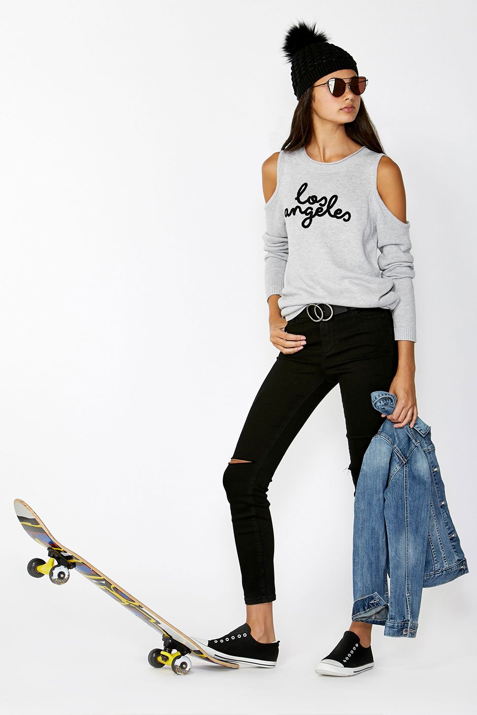 [TEST] Kids Cold Shoulder Knit