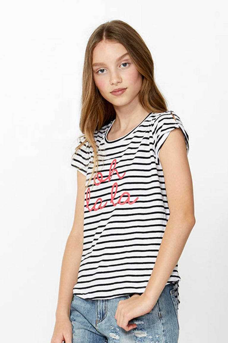 [TEST] Kids Cut Out Shoulder Tee