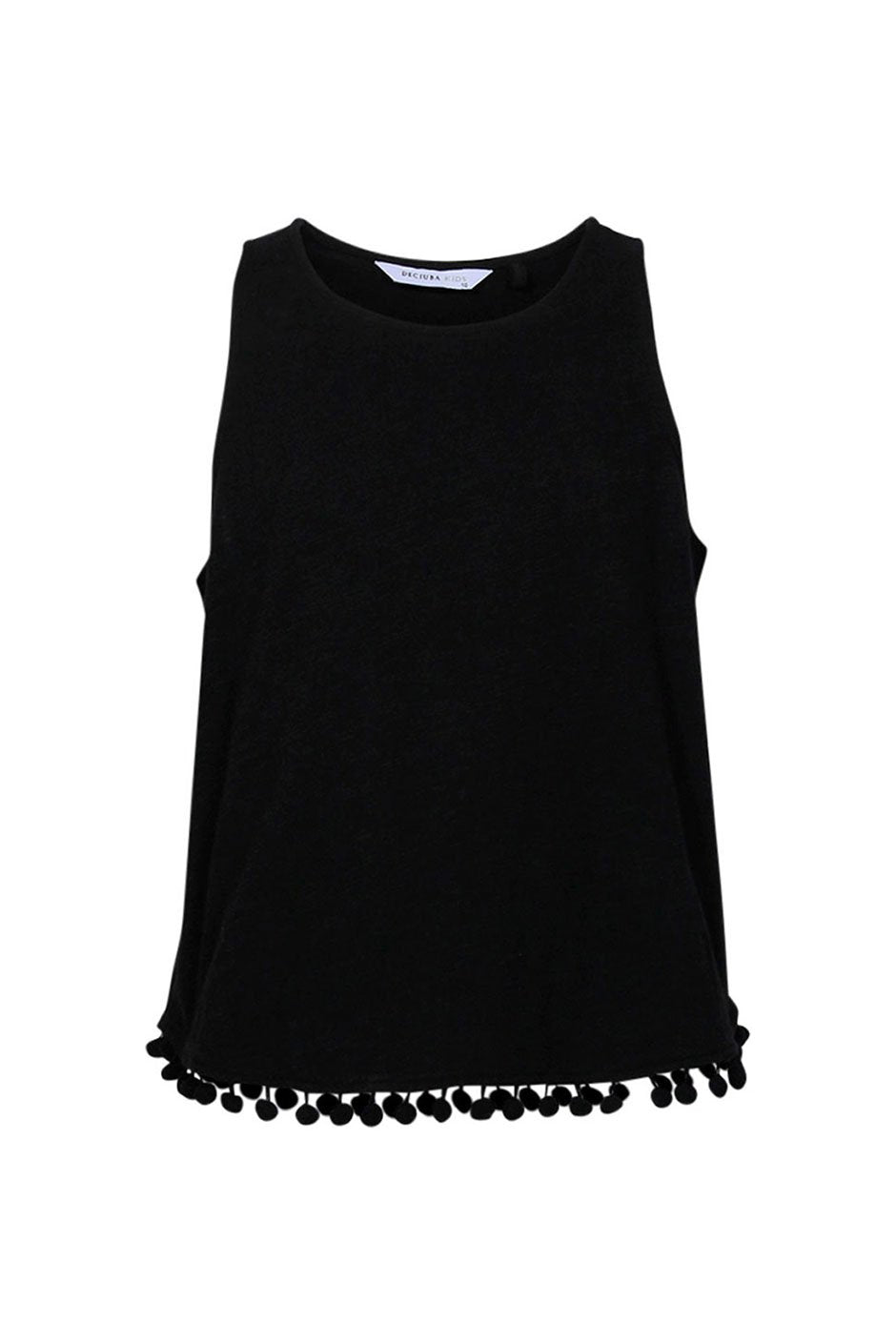 [TEST] Kids Pom Pom Trim Tank