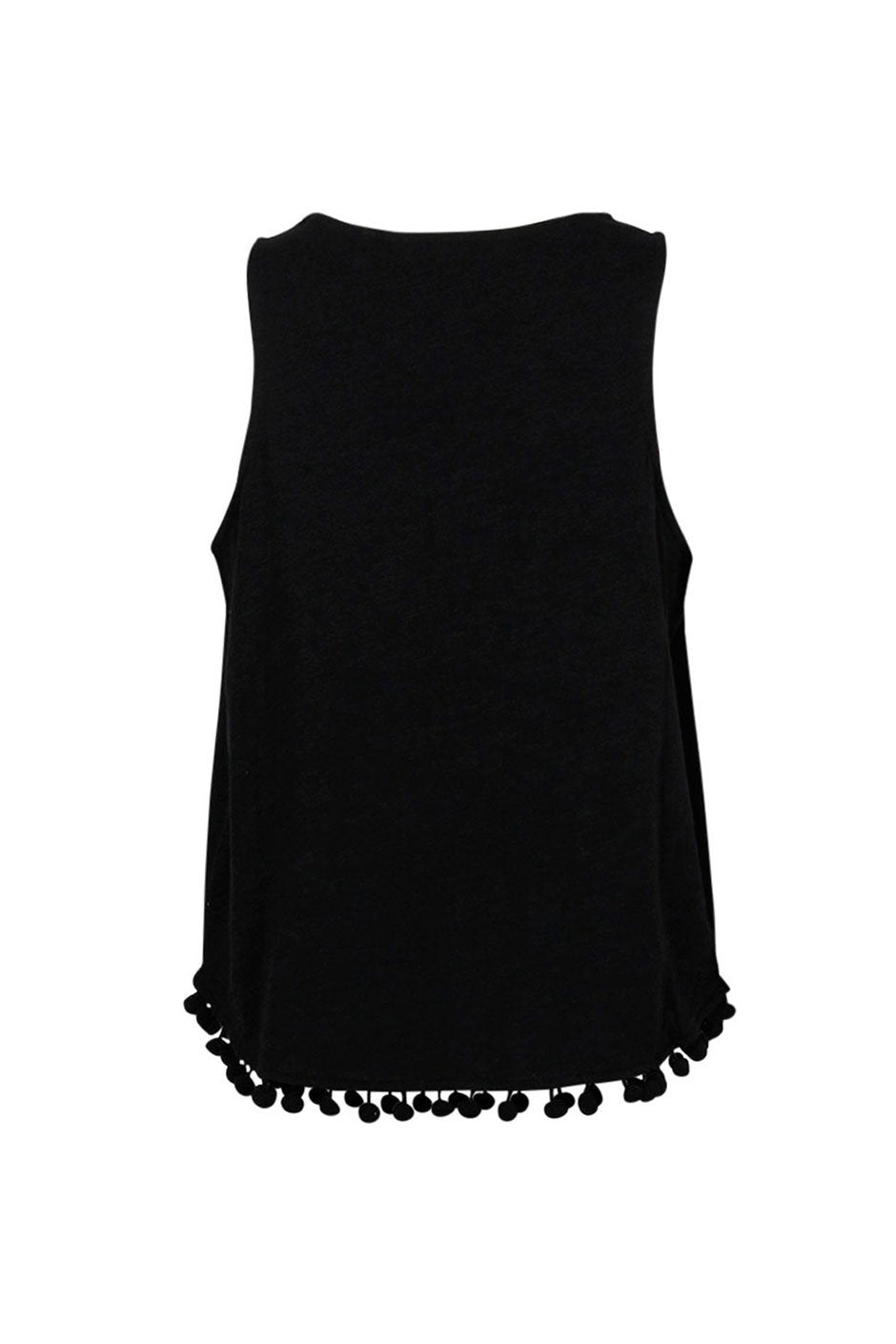 [TEST] Kids Pom Pom Trim Tank