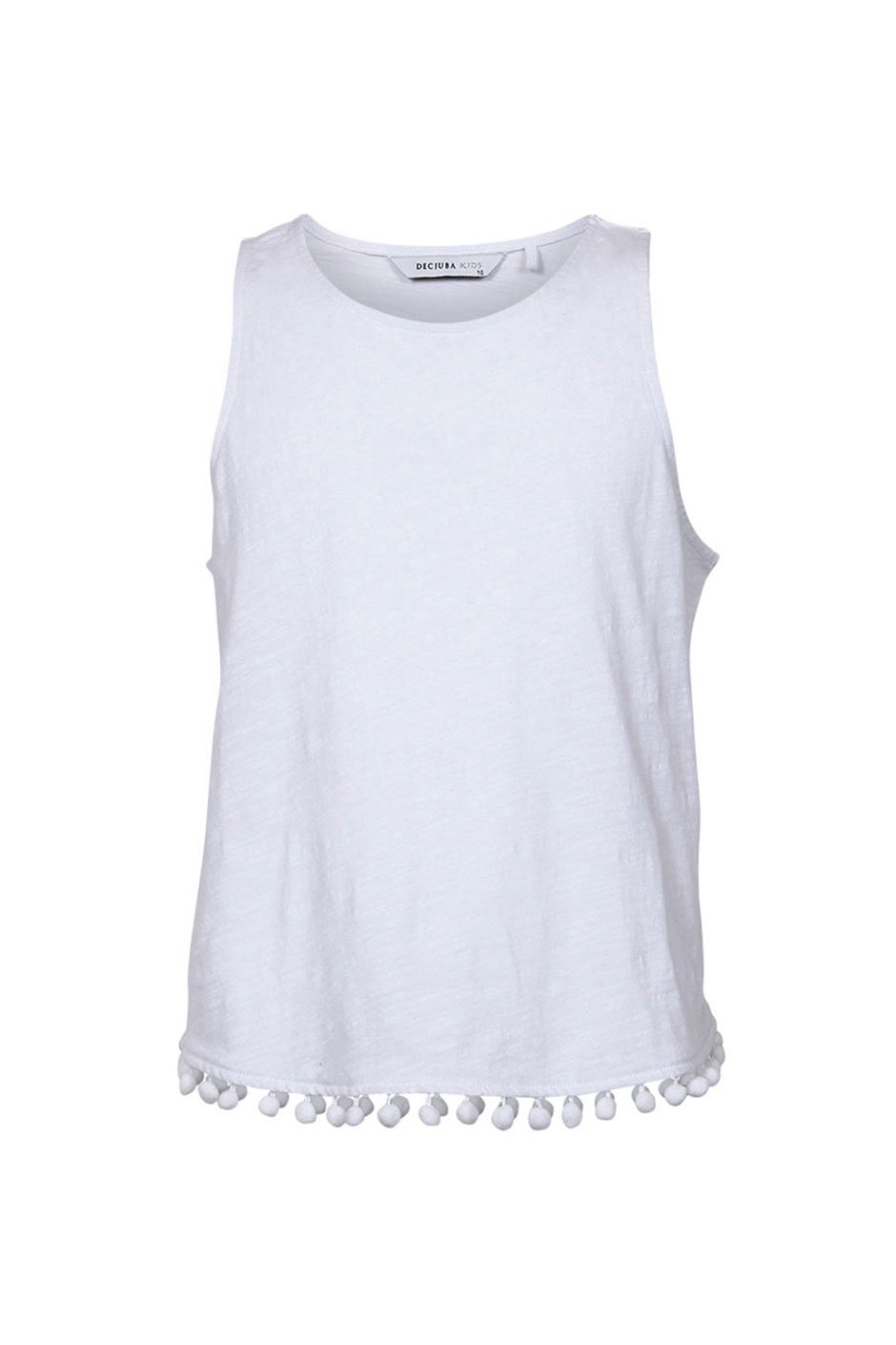[TEST] Kids Pom Pom Trim Tank