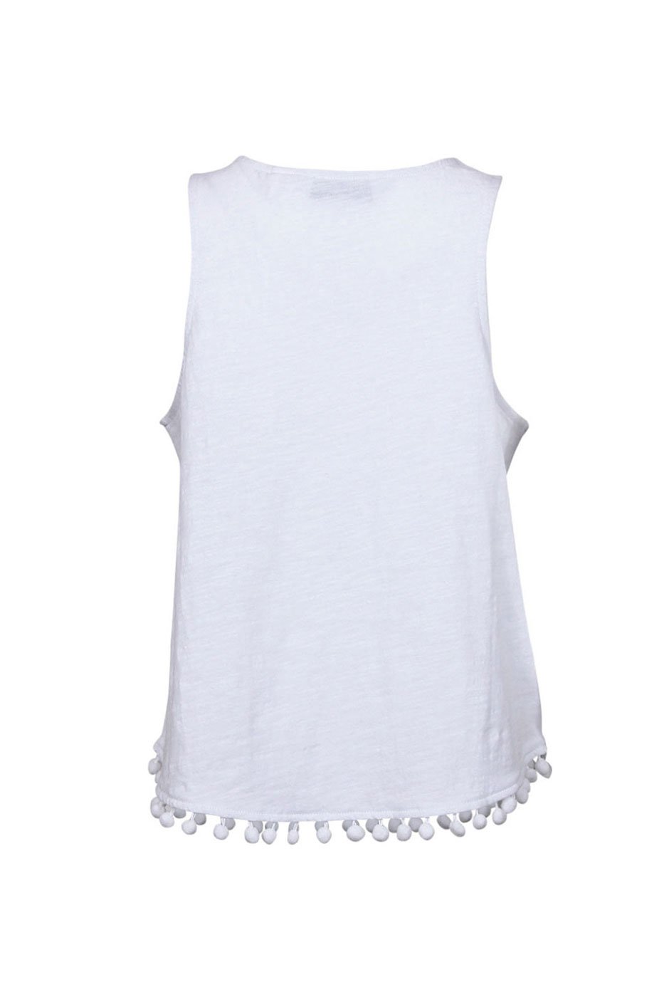 [TEST] Kids Pom Pom Trim Tank
