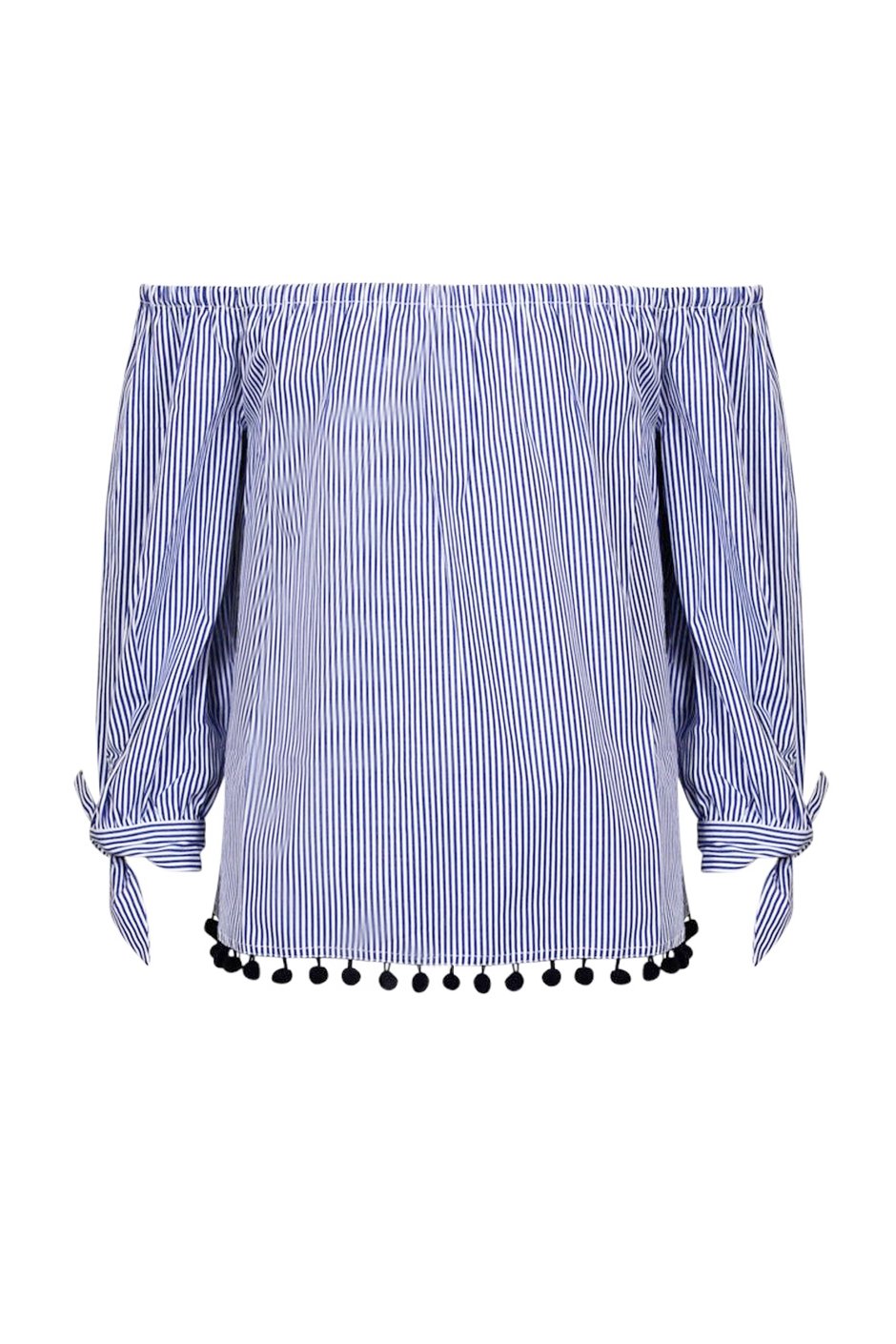 [TEST] Kids Off Shoulder Tie Slv Top