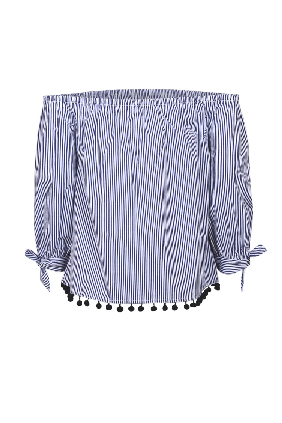 [TEST] Kids Off Shoulder Tie Slv Top