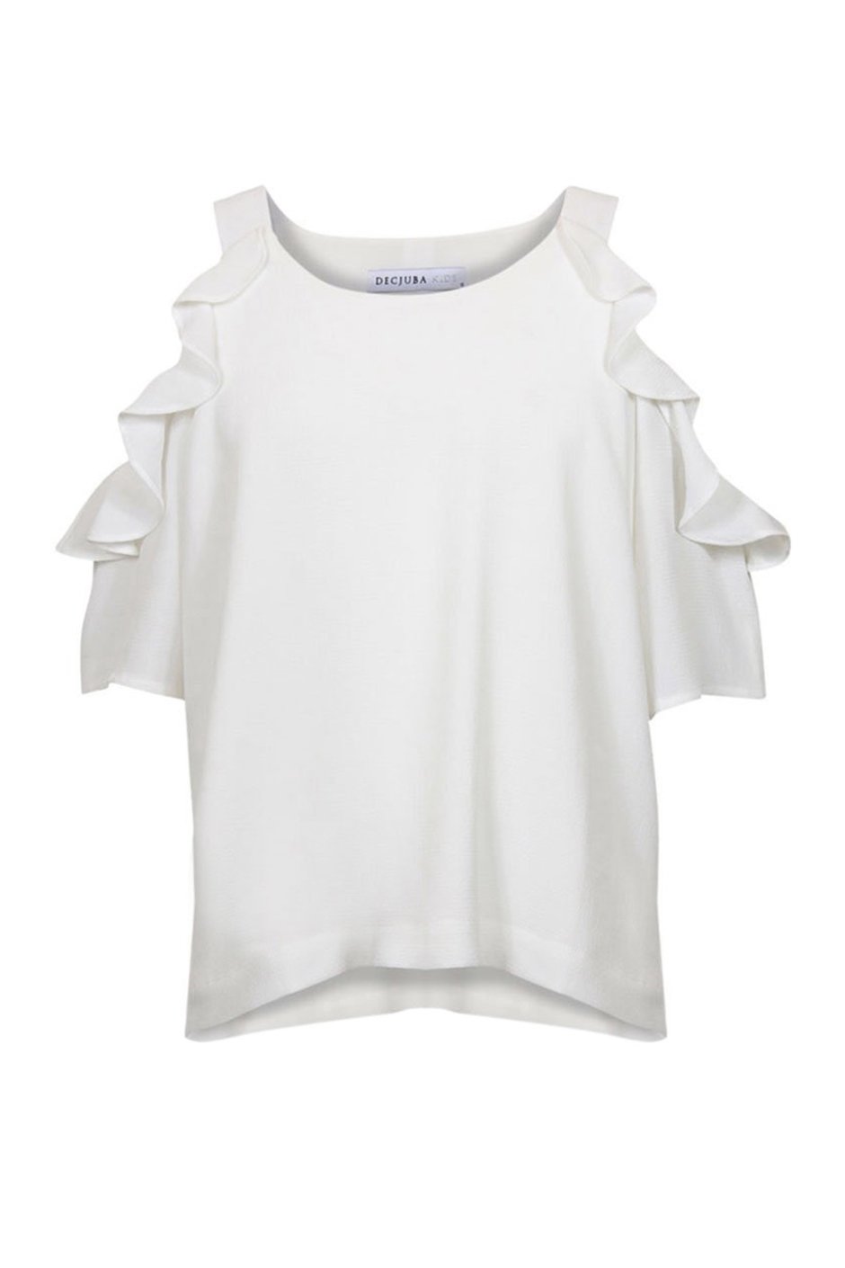 [TEST] Kids Cut Out Ruffle Sleeve Top