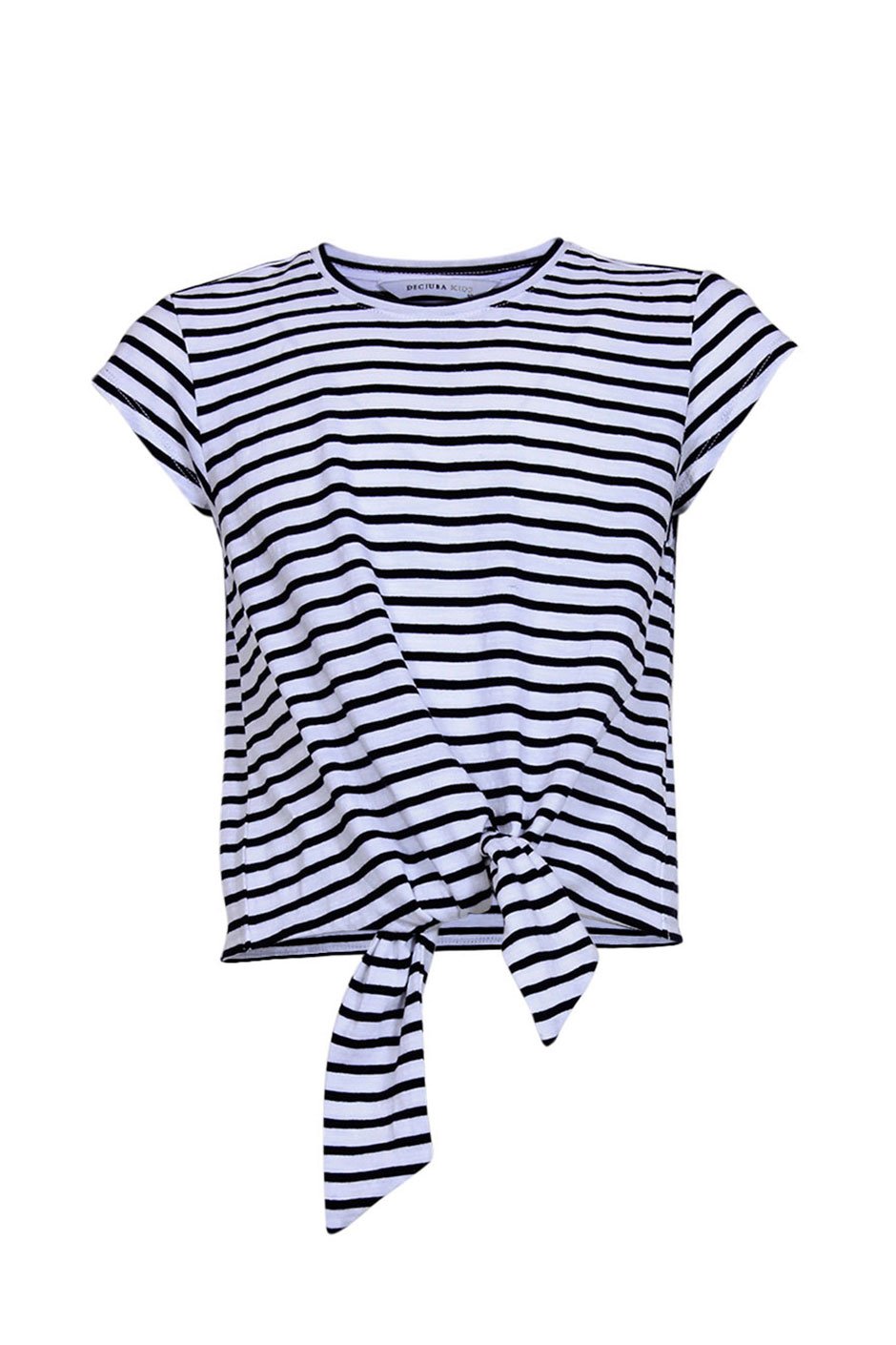 [TEST] Kids Tie Front Stripe Tee