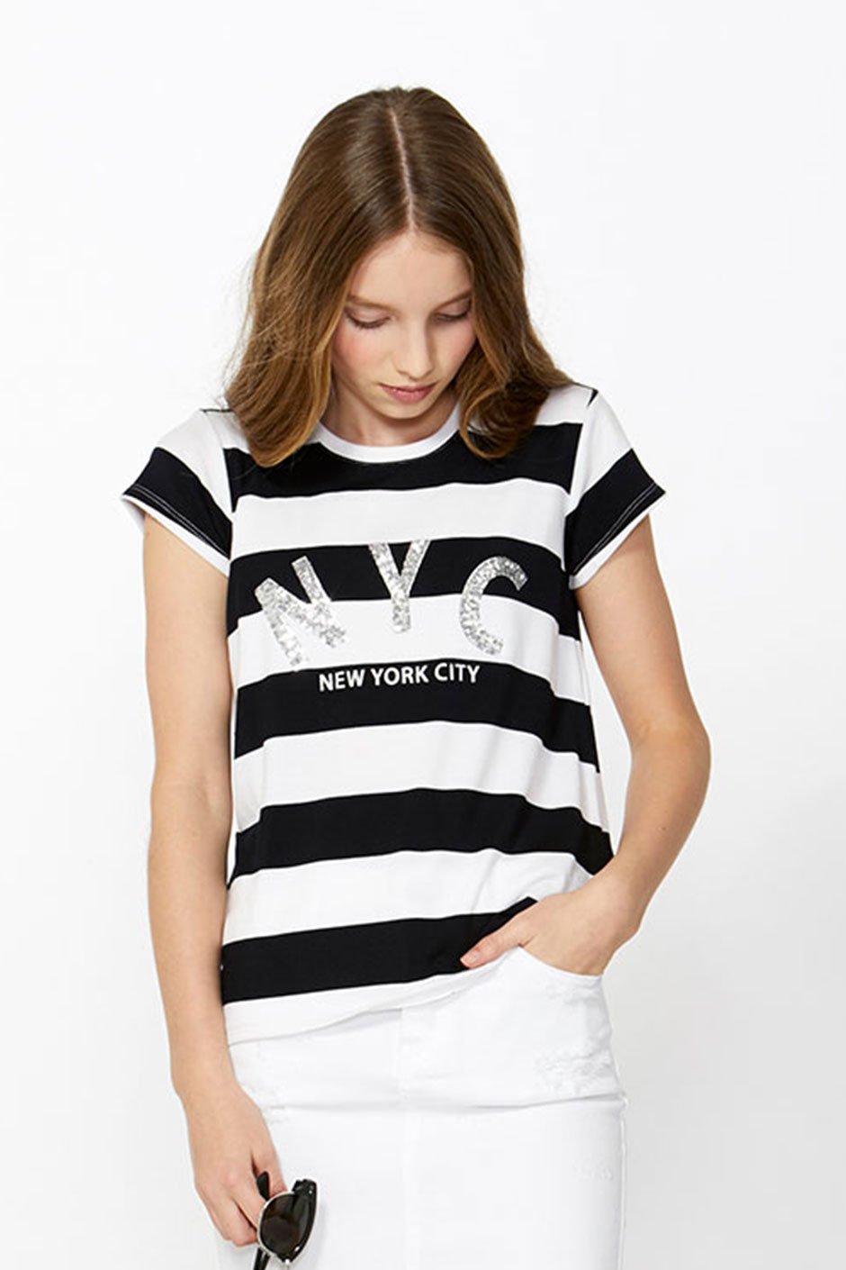 [TEST] Kids Nyc Stripe Tee
