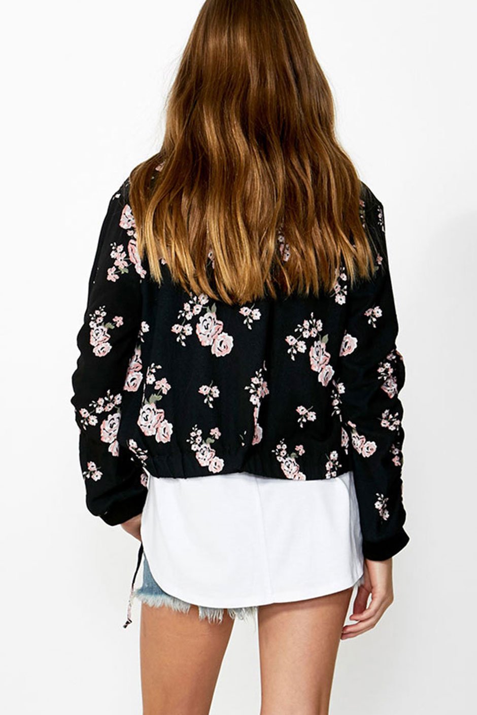 [TEST] Kids Floral Print Bomber