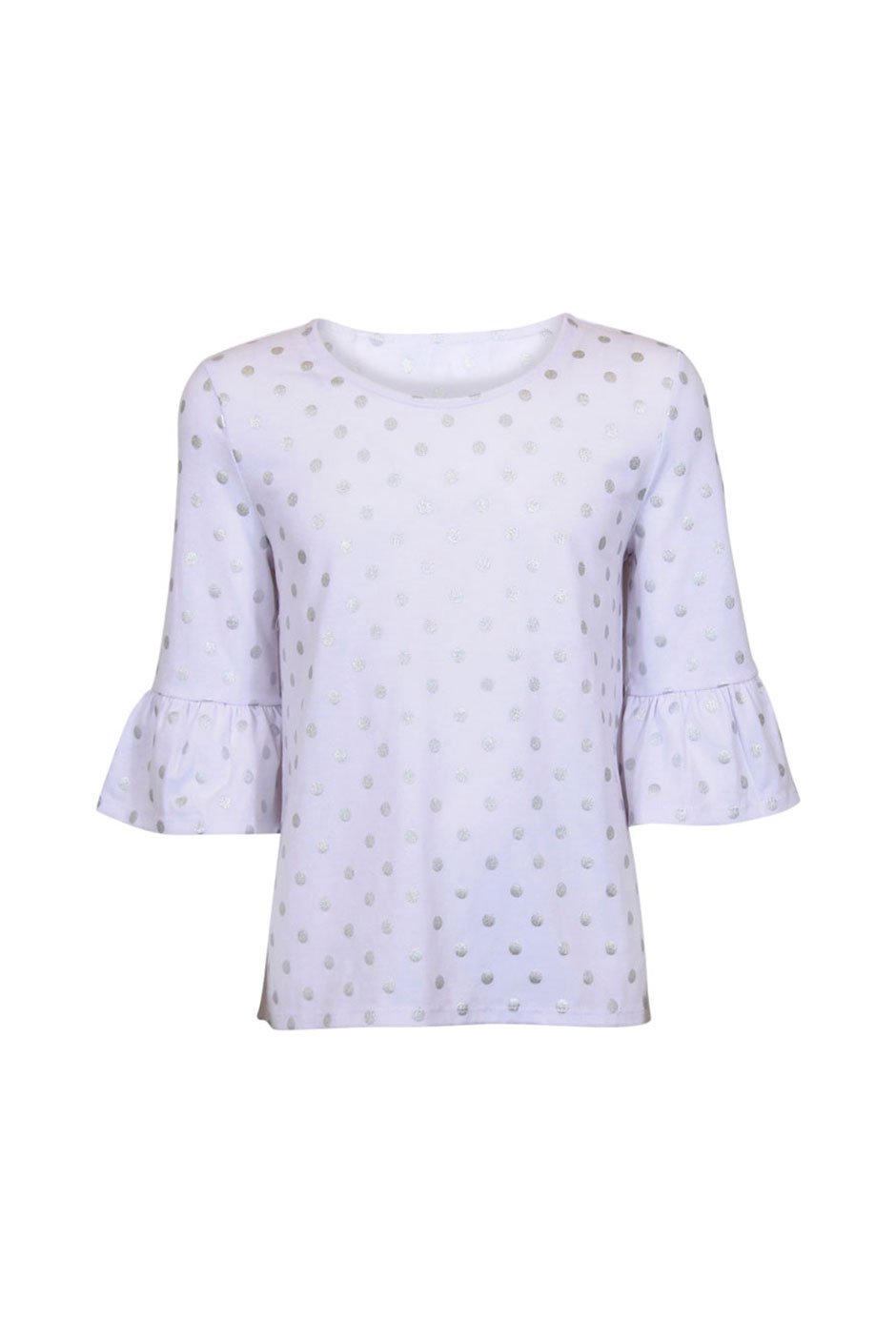 [TEST] Kids Gathered Sleeve Spot Top