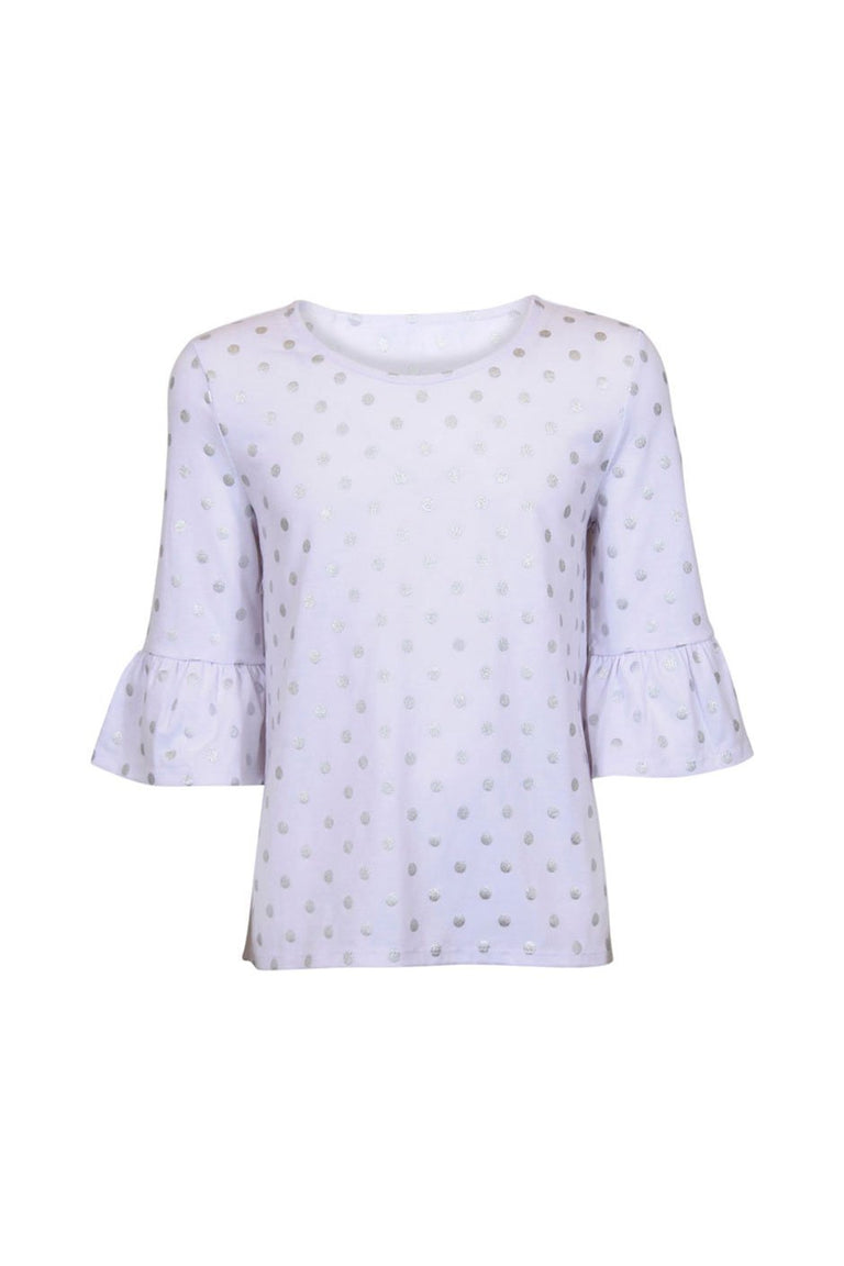 [TEST] Kids Gathered Sleeve Spot Top
