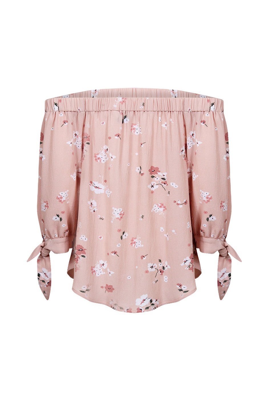 [TEST] Kids Floral Off Shoulder Top