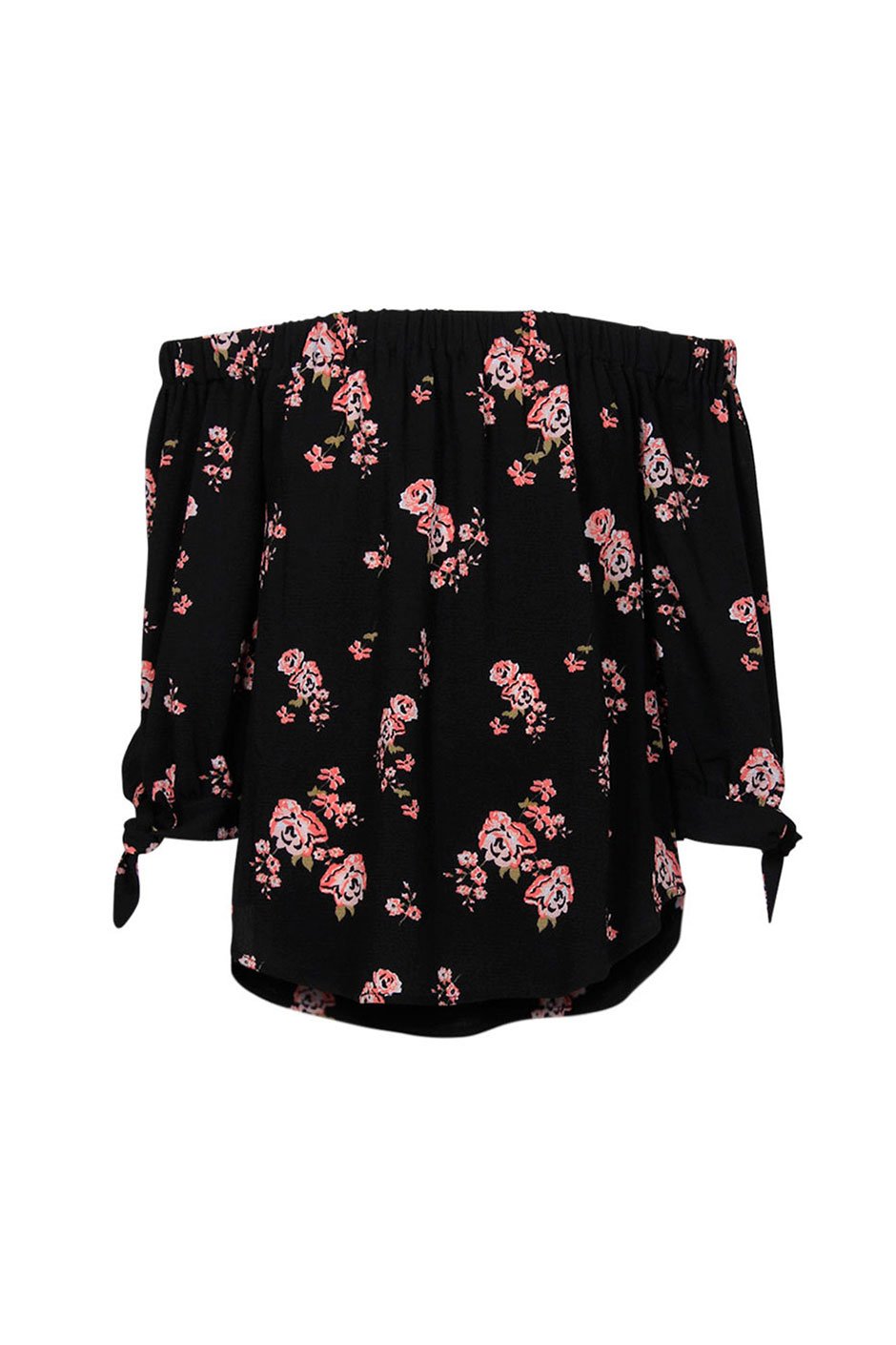 [TEST] Kids Floral Off Shoulder Top