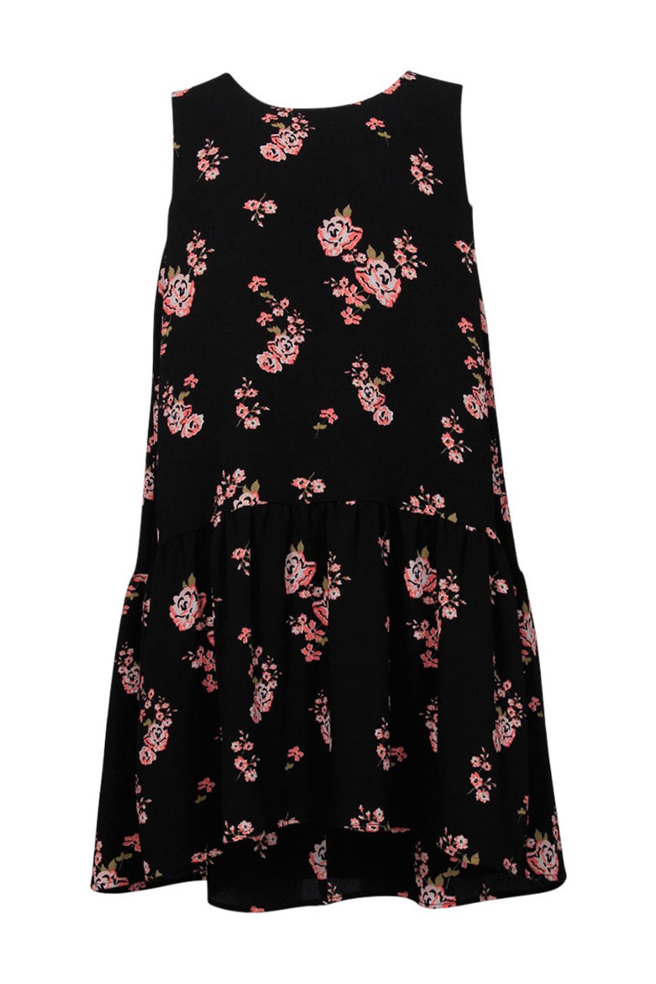 [TEST] Kids Floral Drop Waist Dress