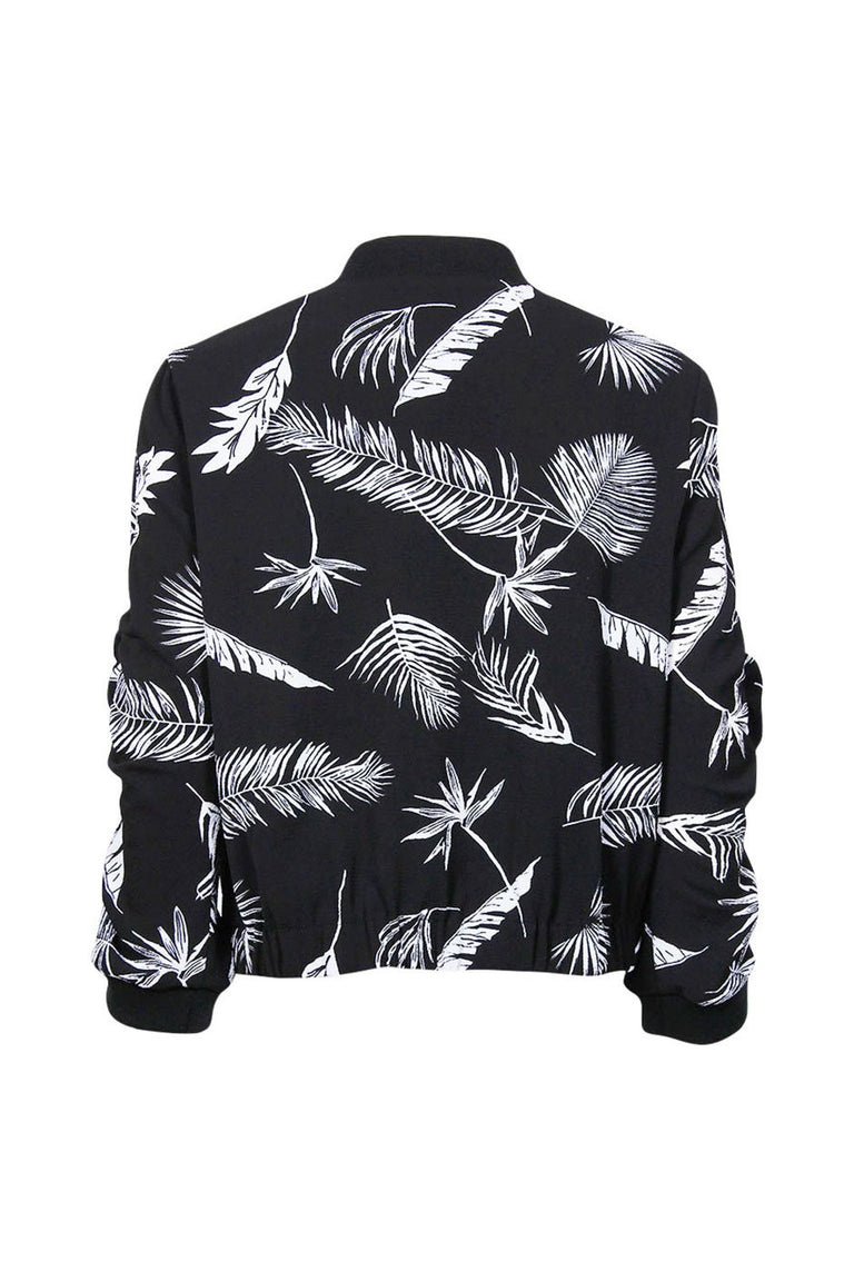 [TEST] Kids Tropical Print Bomber