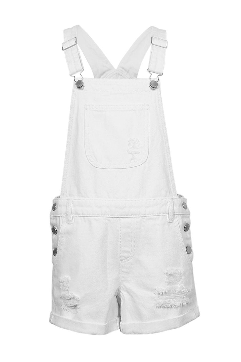 [TEST] Girls Denim Short Overalls